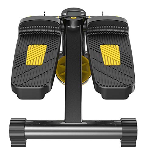 APJJ Steppers Silenciosos para Ejercicio, Máquina De Pasos con Pedal De Masaje Ensanchado Y Pantalla LED Inteligente, Máquina De Gimnasio con Palanca Hidráulica Doble para Ejercicio De Piernas