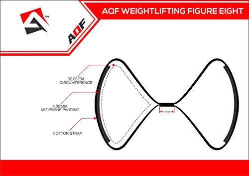 AQF Muñequera/Correas Levantamiento para Entrenamiento de Gimnasio con Puño Acolchado para Soporte para el Agarre para Entrenamiento