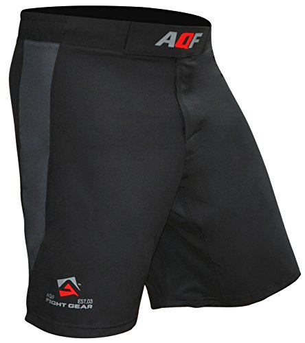 AQF Shorts Deportivos Hombre para Combates MMA Pantalones Muay Thai Shorts para Lucha En Jaula Kick Boxing Gimnasio Shorts Elásticos De Entrenamiento