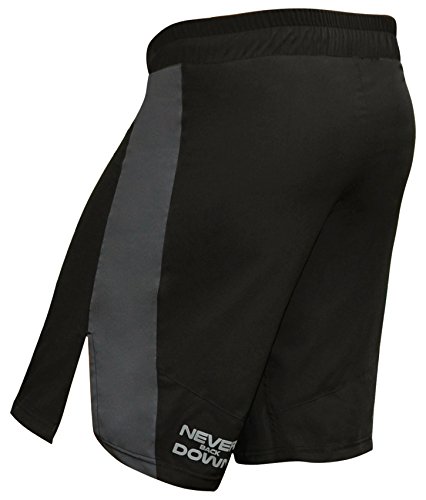 AQF Shorts Deportivos Hombre para Combates MMA Pantalones Muay Thai Shorts para Lucha En Jaula Kick Boxing Gimnasio Shorts Elásticos De Entrenamiento