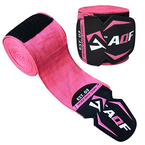 AQF Vendas Boxeo De 4.5m Guantes Interiores para MMA Boxeo Vendas Elásticas para Entrenamiento Muay Thai