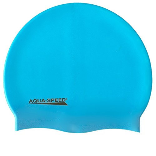 Aquaspeed Mega - Gorro de natación (silicona) Mega / himmelblau 30