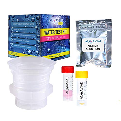 Aquavial Kit De Prueba De Agua Para Las Bacterias, Resultados En Tan 15 Minutos, No Requiere Análisis De Laboratorio