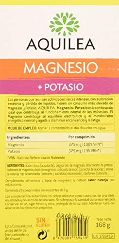 Aquilea Magnesio + Potasio, 28 Comprimidos Eferv