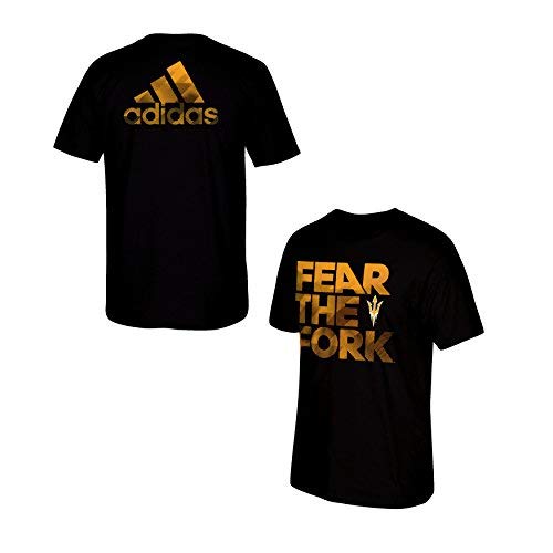 Arizona State Sun Devils negro adidas Stealth lema camiseta, hombre, negro