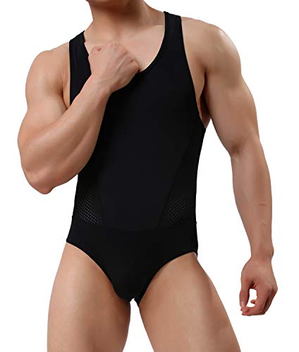 Arjen Kroos Hombre Maillot Leotardo Ropa Interior Deportiva Sexy Bodysuit Deportivo de Hombre para Gimnasia Danza Bañador Bodies Elásticos