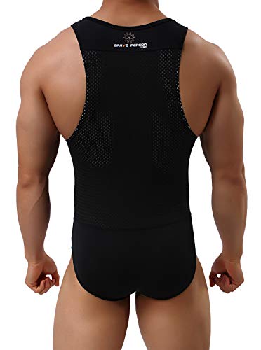 Arjen Kroos Hombre Maillot Leotardo Ropa Interior Deportiva Sexy Bodysuit Deportivo de Hombre para Gimnasia Danza Bañador Bodies Elásticos