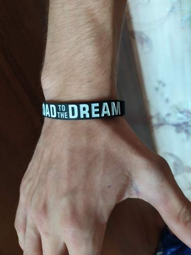 Armix Pulsera de Silicona de motivacion, Pack 2 Piezas, Pulseras con Mensaje Positivo, Palabras Frases Personalizadas, Fitness, Pulsera Gym, para Hombre, para Mujer
