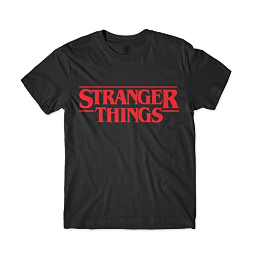 ARTIST Camiseta Stranger Things (L, Negro)