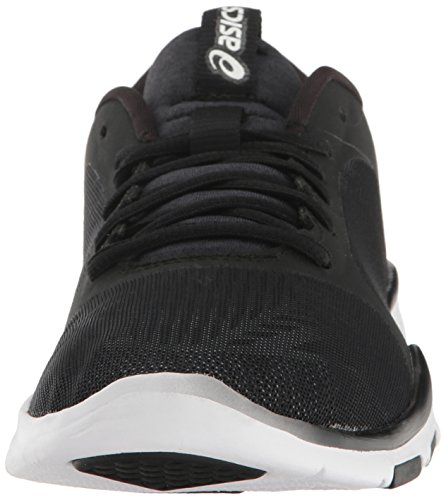 Asics Gel-Fit Tempo 3 - Zapatillas de entrenamiento cruzado para mujer, Negro (Negro/Plateado/Blanco), 35.5 EU