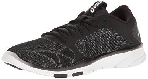 Asics Gel-Fit Tempo 3 - Zapatillas de entrenamiento cruzado para mujer, Negro (Negro/Plateado/Blanco), 35.5 EU