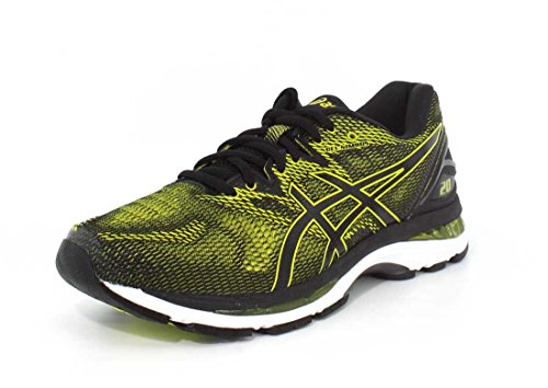 ASICS Gel Nimbus 20 - Zapatillas para correr y senderismo para hombre, Amarillo (Primavera de azufre/negro/blanco), 45 EU