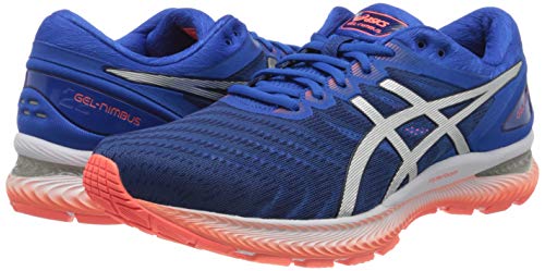 Asics Gel-Nimbus 22, Running Shoe Mens, Tuna Blue/Pure Silver, 43.5 EU