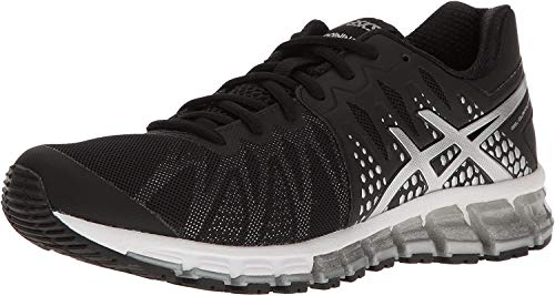 Asics Gel-Quantum 180 Tr Zapatillas de correr para mujer, Negro (Negro/Plateado/Blanco), 35 EU