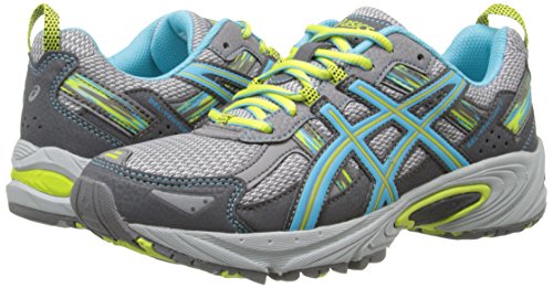 Asics Gel-Venture 5 - Zapatillas de Deporte para Mujer, Color Gris, Color Plateado, Talla 40.5 EU