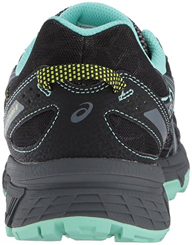 Asics - Gel-Venture 6 - Zapatillas deportivas para mujer, para correr, Negro (Negro/Carbono/Lima Neón), 39 EU