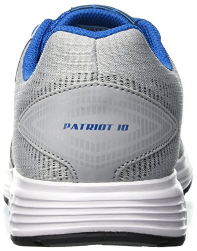 Asics Patriot 10 Zapatillas de Running Hombre, Gris (Mid Grey/Race Blue 020), 42 EU