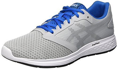 Asics Patriot 10 Zapatillas de Running Hombre, Gris (Mid Grey/Race Blue 020), 42 EU