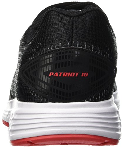 Asics Patriot 10 Zapatillas de Running Hombre, Multicolor (Dark Grey/Red Alert 021), 45 EU