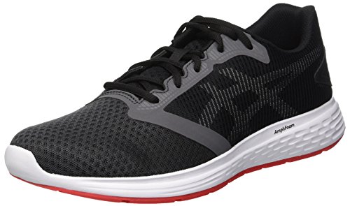 Asics Patriot 10 Zapatillas de Running Hombre, Multicolor (Dark Grey/Red Alert 021), 45 EU