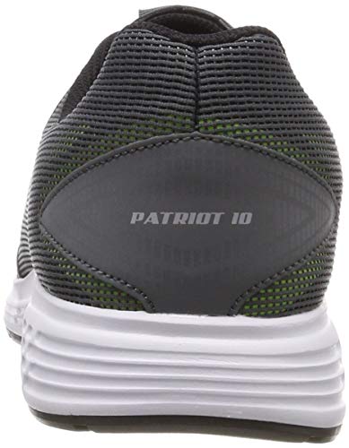 Asics Patriot 10, Zapatillas de Running para Hombre, Gris (Steel Grey/Hazard Green 031), 40 EU