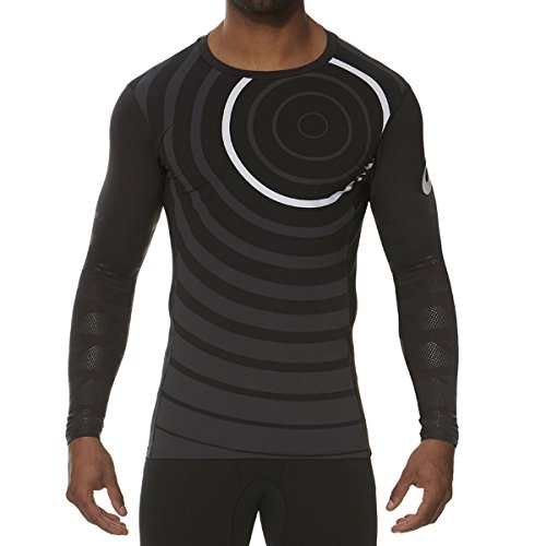 ASICS Recovery Camiseta de Manga Larga, Hombre, Gris (Dark Grey), XL