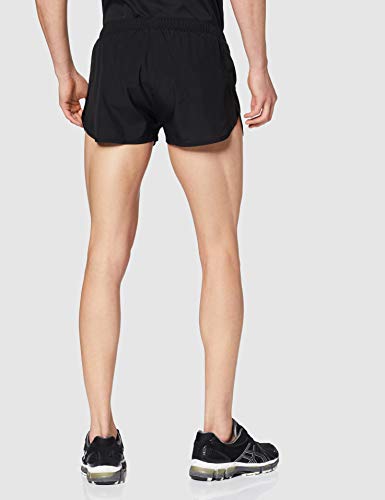 ASICS Silver Split Short Pantalones Cortos, Negro (Black 2011a008-001), S para Hombre