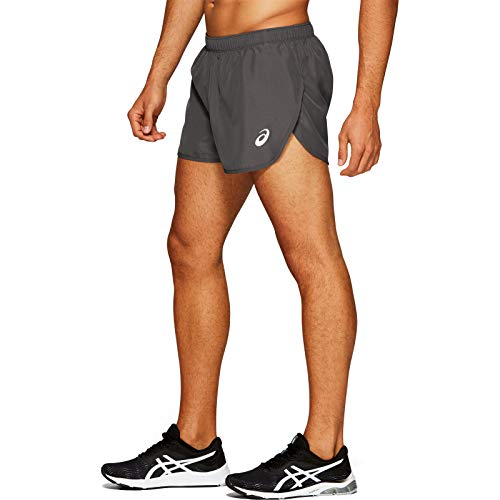 ASICS Silver Split Shorts, Gris Oscuro, M Unisex-Adult