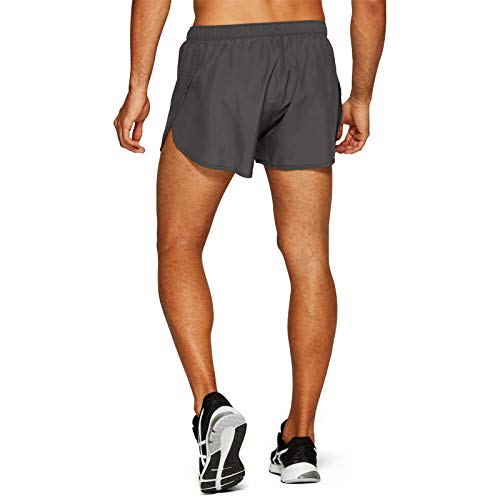 ASICS Silver Split Shorts, Gris Oscuro, M Unisex-Adult