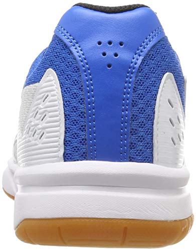 Asics Upcourt 3, Zapatos de Squash para Hombre, Blanco (White/Electric Blue 104), 45 EU