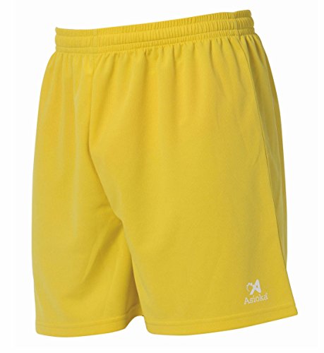 Asioka 90/08 Pantalón Corto Técnico Deportivo, Unisex Adulto, Amarillo, L