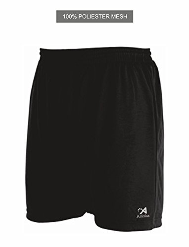 Asioka 90/08 Pantalón Corto Técnico Deportivo, Unisex Adulto, Negro, S