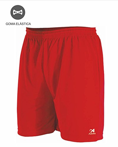 Asioka 90/08 Pantalón Corto Técnico Deportivo, Unisex Adulto, Rojo, M