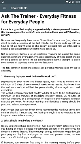 Ask The Trainer - Everyday Fitness for Everyday People