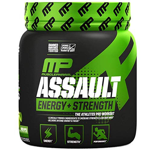 Assault Pre-Workout 30 servings Manzana verde