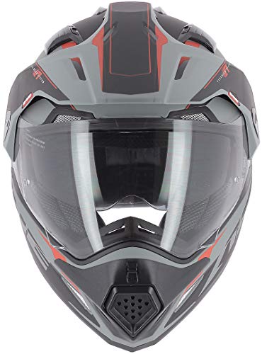 Astone Helmets TOURER-ADVGBL Crosstourer Adventure - Casco 3 en 1, color Gris, L