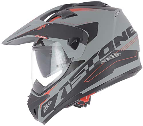 Astone Helmets TOURER-ADVGBL Crosstourer Adventure - Casco 3 en 1, color Gris, L