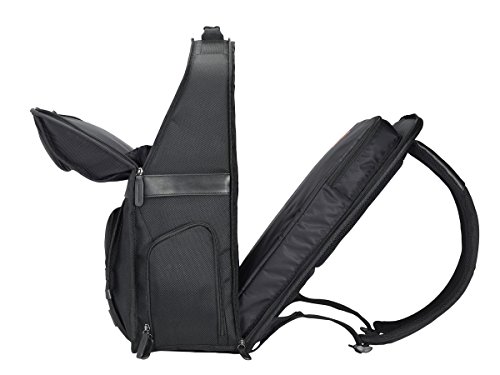 ASUS Midas Mochila Imitación Piel, Nylon Black - Mochila para portátiles y netbooks (Imitación Piel, Nylon, Black, 40,6 cm (16"), 1,11 kg, 203 x 508 x 330 mm)