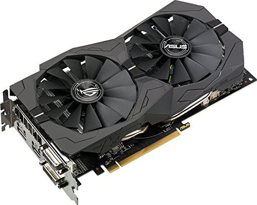 ASUS ROG Strix RX570 OC Edition - Tarjeta gráfica (4 GB GDDR5, 256 bits, 7000 MHz, OpenGL 4.5, DVI-D, HDMI 2.0) Negro