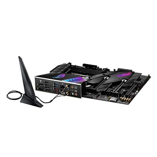 ASUS ROG Strix Z490-E Gaming - Placa Base Gaming ATX Intel de 10a Gen LGA 1200 con VRM de 16 Fases, WiFi 6, LAN 2.5 Gigabit, Dual M.2 con disipación, USB 3.2 Gen 2, SATA e iluminación RGB Aura Sync