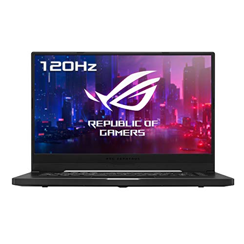 ASUS ROG Zephyrus GA502DU-AL025 - Portátil Gaming de 15.6" FullHD 120Hz (AMD Ryzen 7, 16GB RAM, 512GB SSD, GeForce GTX1660Ti-6GB, Sin sistema operativo) Metal Negro - Teclado QWERTY Español