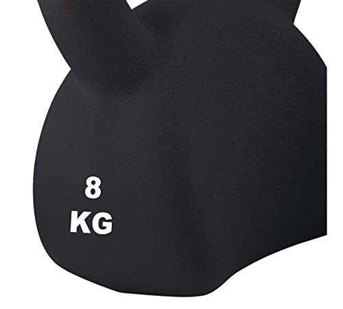 Athlyt - Kettlebell, 4 kg, negra