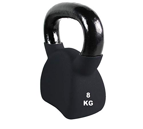 Athlyt - Kettlebell, 4 kg, negra