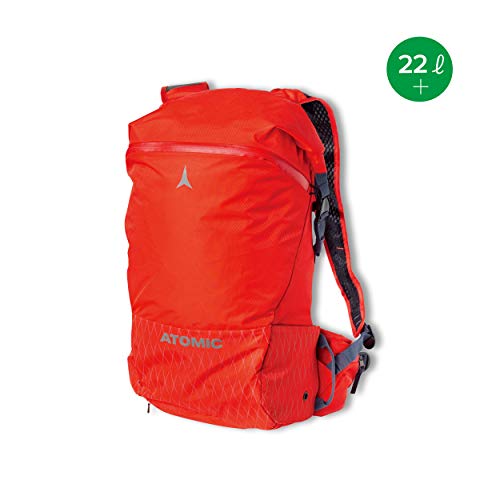 ATOMIC AL5043210 Mochila de esquí Touring para Hombre y Mujer, Backland 22+, Unisex Adulto, Rojo Claro, 22 litros+, 510 x 140 x 320 cm