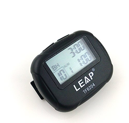 ATOPHK Intervalo Cronómetro Reloj LCD Digital Pantalla Grande Alarma Contador de Tiempo Cuenta Atrás Vibración, Entrenamiento Deportivo Crossfit Running Levantamiento de Pesas Negro