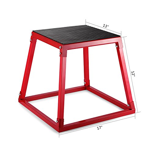 Autovictoria PlyoBox Set Plyometric Box Ejercicio 12"Plyometric Platform Jump Box Ejercicio 18" Plyometric Jump Boxes 24"Caja de Fitness Set para Entrenamiento de Salto (Set of 12, 14, 24)