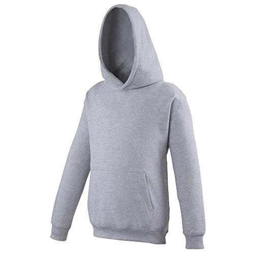 Awdis - Sudadera con capucha para niños/niñas Unisex - Ropa para deporte/colegio/entrenamiento/activiades extraescolares (7-8 años/Bosque)