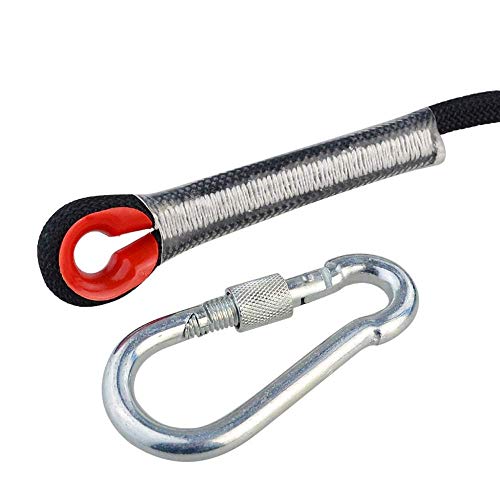 Awroutdoor Cuerda de Seguridad Cuerda de Escalada Profesional de Alta Resistencia para Escalar al Aire Libre y en Interiore Perfessional Rappelling Auxiliar, 10.5 mm de Diámetro