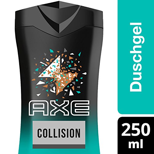 Axe Collision - Gel de Ducha para hombres, Pack 6 x 250 ml