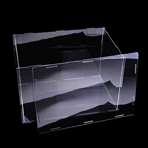 B Blesiya Display Case Caja de Exhibición de Protección para Figura de Acción Almacenaje de Hogar Tienda - 32x25x25cm